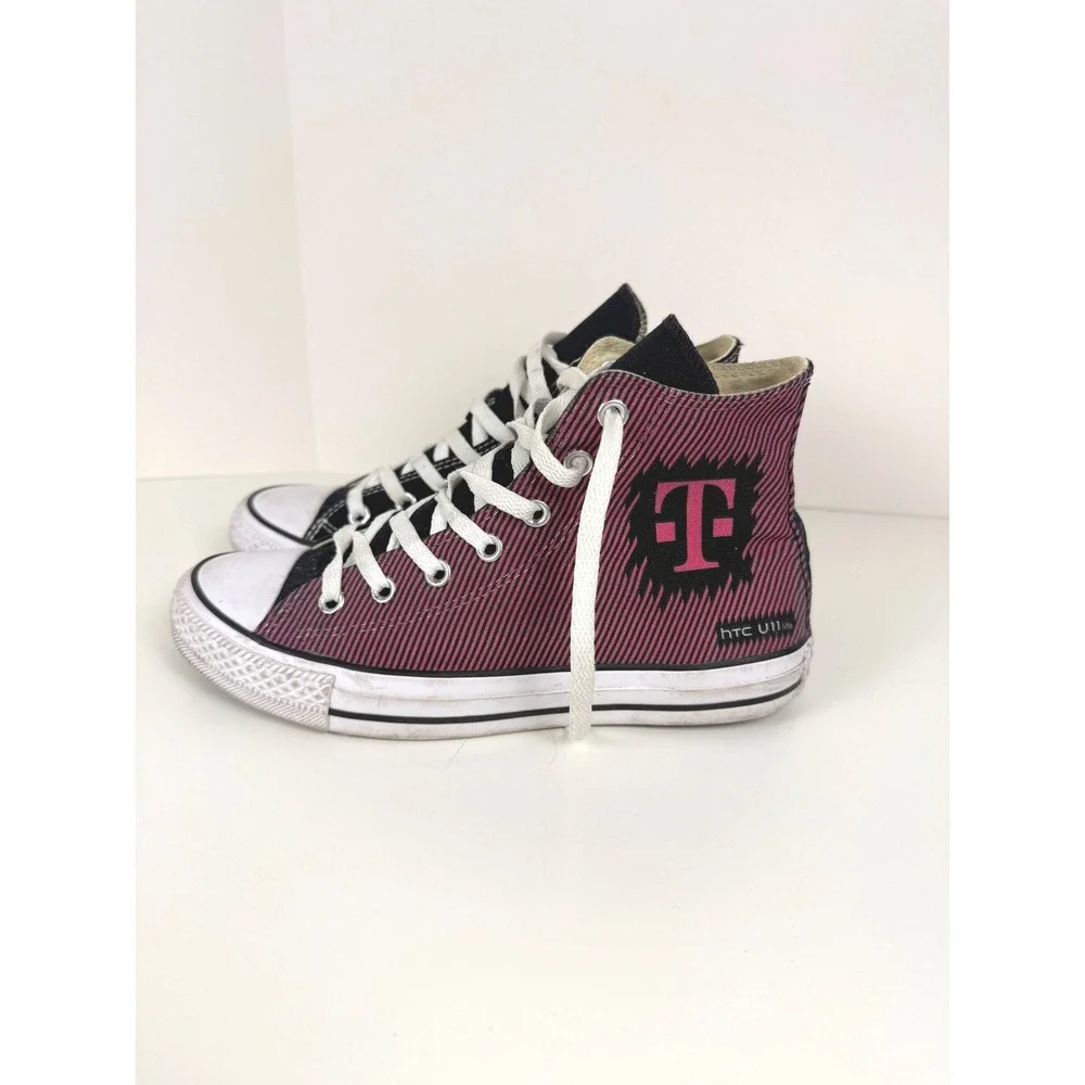 Converse Chuck Taylor Hi HTC U11 Life T-Mobile Promo Sneakers Rare Men 6 Women 8 - Picture 4 of 8